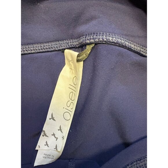 Oiselle Women's Pocket Jogger Running Shorts Navy Blue Size 12 Inseam 8” - Picture 4 of 6